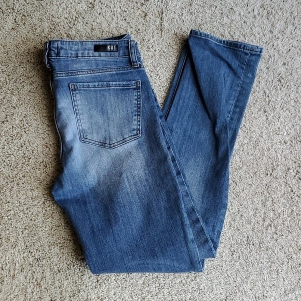 Kut from the Kloth Distressed Catherine Boyfriend Jeans Size 6